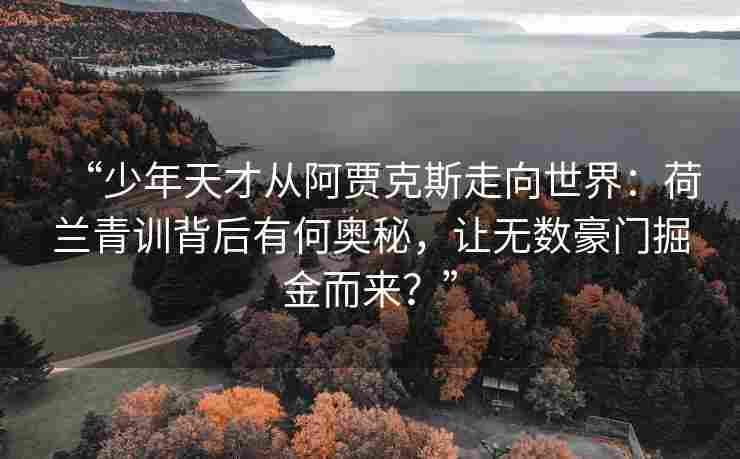 “少年天才从阿贾克斯走向世界：荷兰青训背后有何奥秘，让无数豪门掘金而来？”